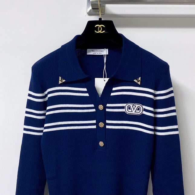 VALENTINO 26S KNITTED POLO SHIRT 322