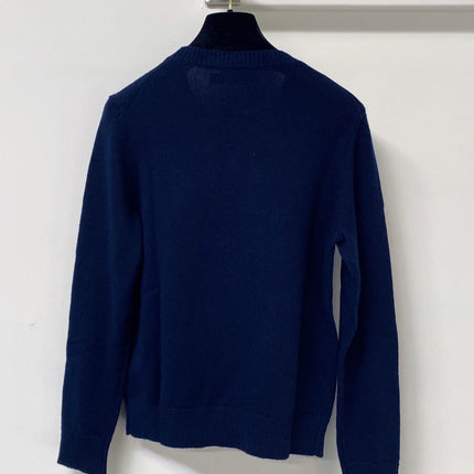 RALPH LAUREN 26S BEAR-MOTIF CREW-NECK SWEATER 693