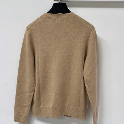 RALPH LAUREN 26S BEAR-MOTIF CREW-NECK SWEATER 691