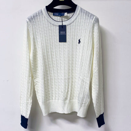 RALPH LAUREN 26S CREW-NECK CABLE-KNIT SWEATER 652