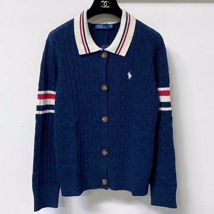 RALPH LAUREN 26S KNIT POLO CARDIGAN 586