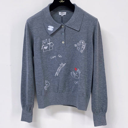 CHANEL 26S KNIT POLO SWEATER 1751