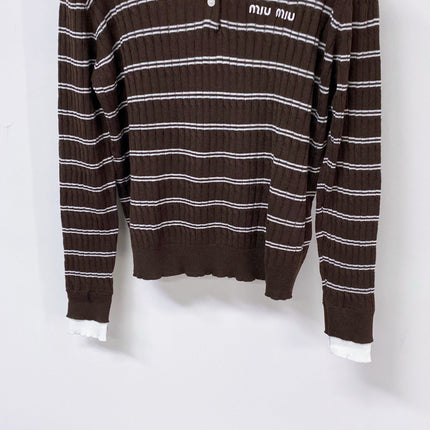 MIUMIU 26S POLO SWEATER 1525