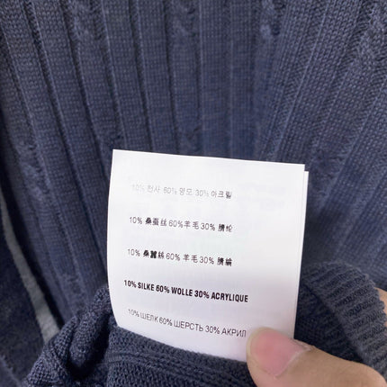 MIUMIU 26S SAILOR COLLAR KNIT CARDIGAN 1487