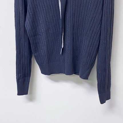 MIUMIU 26S SAILOR COLLAR KNIT CARDIGAN 1487