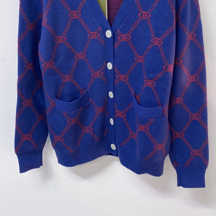 GUCCI 26S V-NECK KNIT CARDIGAN 576