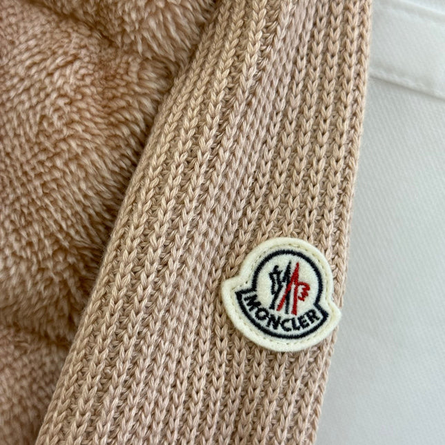 MONCLER 25S WOOL CARDIGAN IN PINK 067