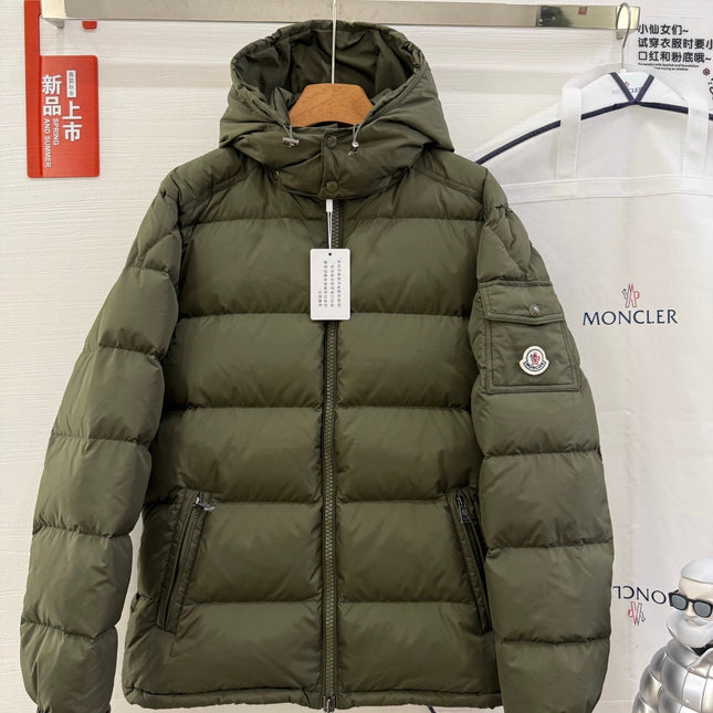MONCLER 25S SHORT HOODED PUFFER JACKET 325