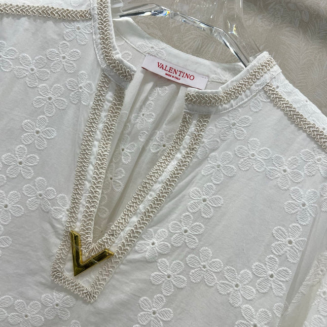 VALENTINO LONG-SLEEVE TOP AND SHORTS SET 275211