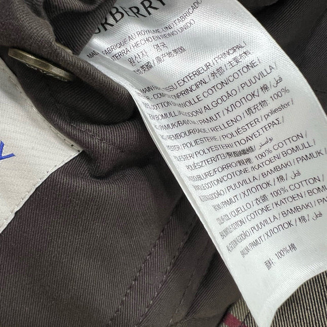 BURBERRY 25S COTTON PLAID JACKET 129