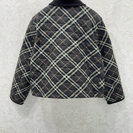 BURBERRY 25S COTTON PLAID JACKET 131