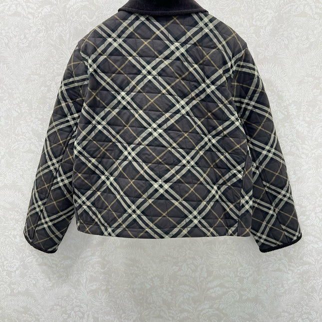 BURBERRY 25S COTTON PLAID JACKET 131