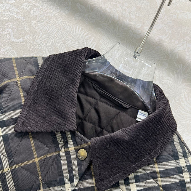 BURBERRY 25S COTTON PLAID JACKET 131