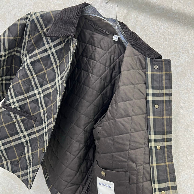 BURBERRY 25S COTTON PLAID JACKET 131