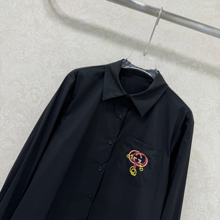 GUCCI 26S LONG-SLEEVE COLLARED SHIRT 388