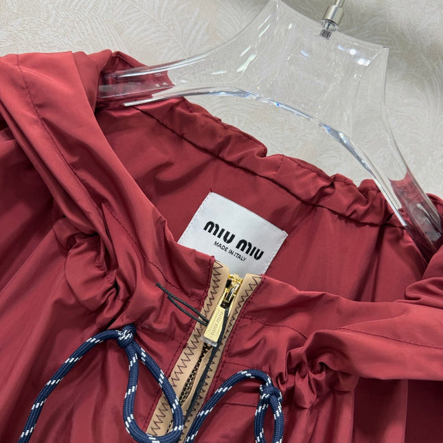 MIUMIU 26S HOODED JACKET 986