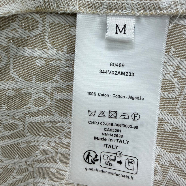 DIOR 26S SLEEVELESS MONOGRAM PRINT DRESS 1219