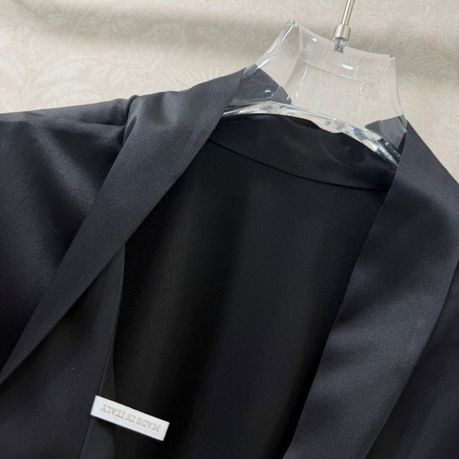 DIOR 26S SHORT-SLEEVE WAIST-TIED SHIRT 1217