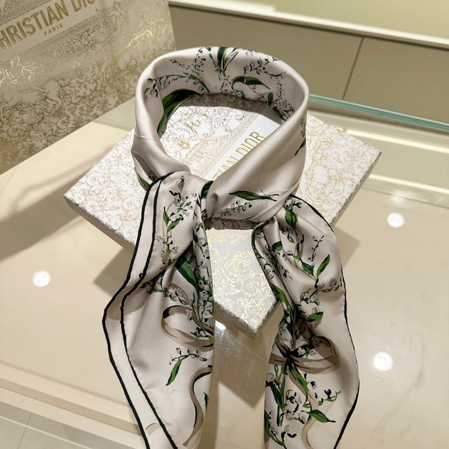 DIOR 26S SCARF 90CM IN SILK 318393