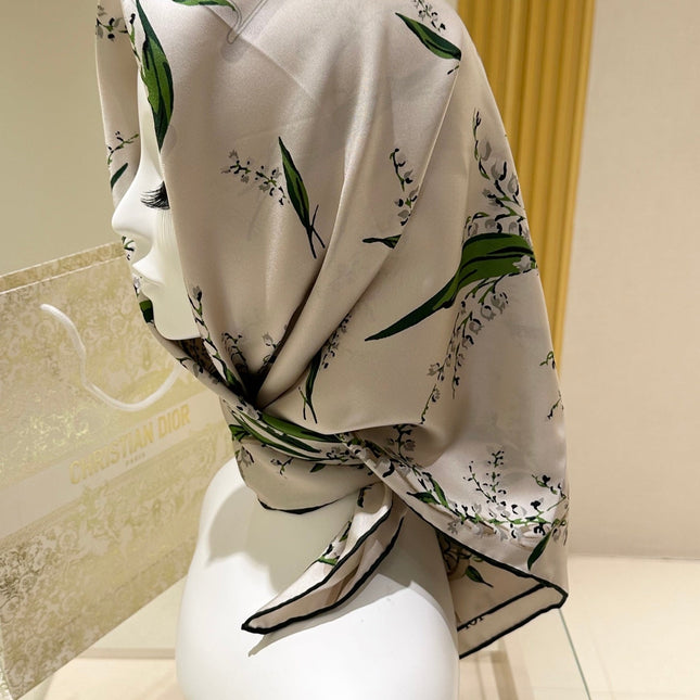 DIOR 26S SCARF 90CM IN SILK 318393