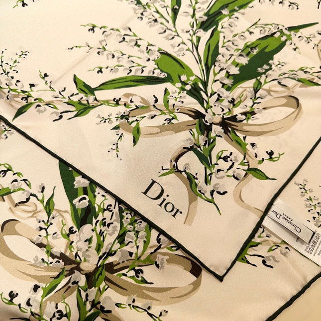 DIOR 26S SCARF 90CM IN SILK 318393