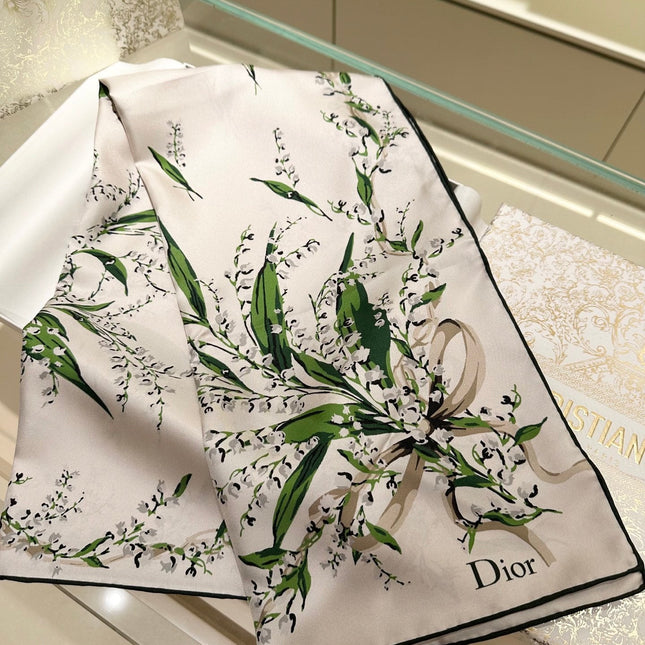 DIOR 26S SCARF 90CM IN SILK 318393