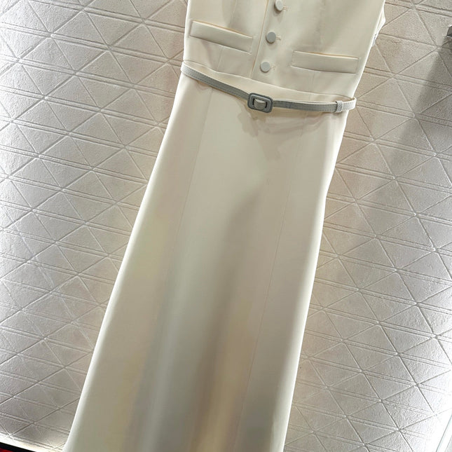 DIOR 25S SLEEVELESS DRESS WITH BELT STYLE 305