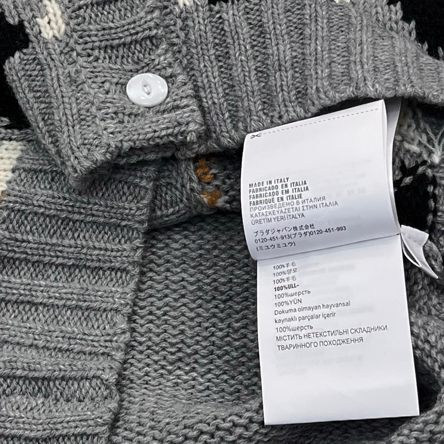 PRADA CARDIGAN STYLE 109