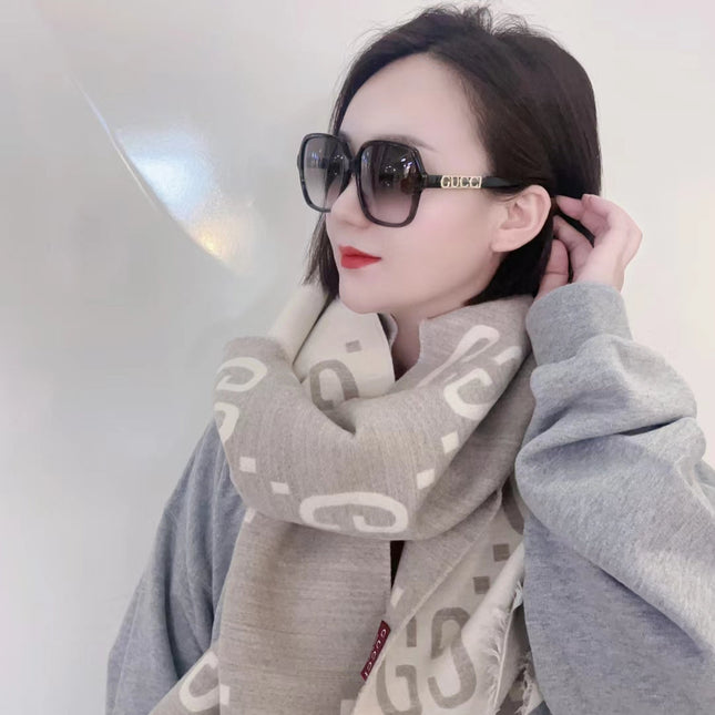 GUCCI 26S SCARF 190 IN WOOL 316616