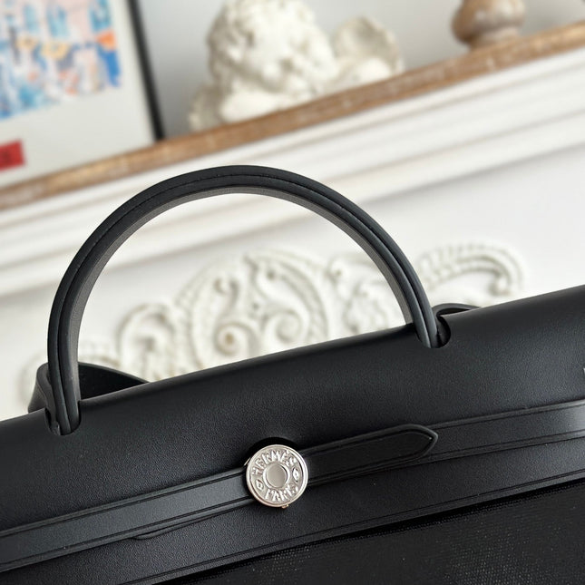 ZIP CABINE 31 BAG IN BLACK CALFSKIN