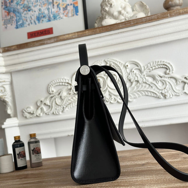 ZIP CABINE 31 BAG IN BLACK CALFSKIN