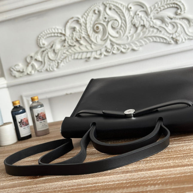 ZIP CABINE 31 BAG IN BLACK CALFSKIN