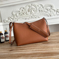 HM 25S BERLINGOT 24 CM IN BROWN LAMBSKIN