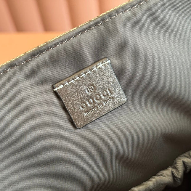 GUCCI SUPREME BAG 44 IN BROWN MONOGRAM CANVAS WITH LEATHER TRIM