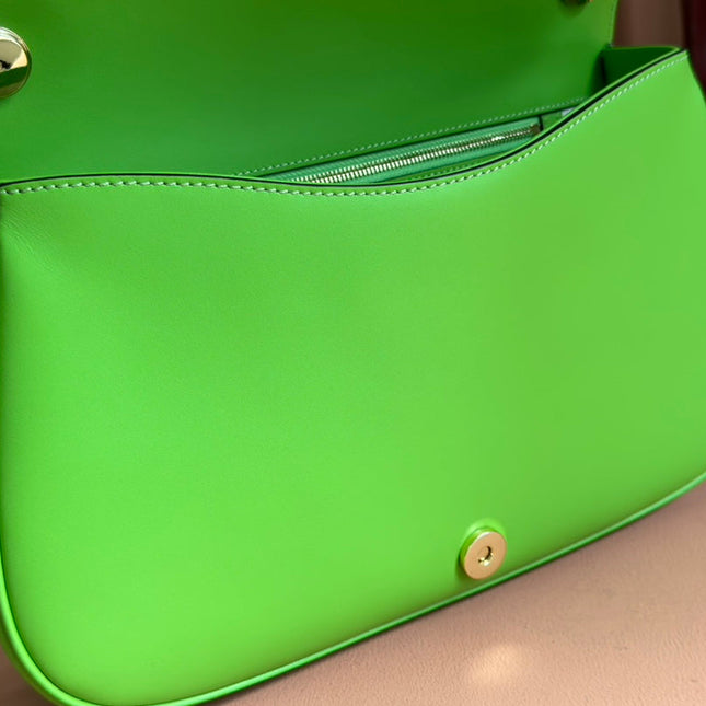 GUCCI 26S BLONDIE BAG 32 IN GREEN CALFSKIN