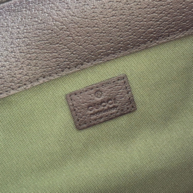 GUCCI 26S OPHIDIA LARGE BACKPACK 46 IN BLACK CALFSKIN