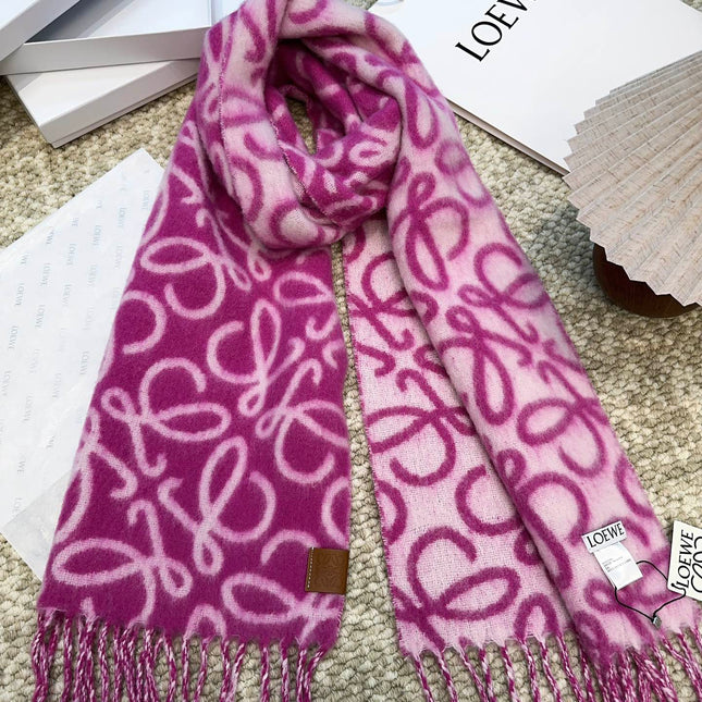 LOEWE 26S SCARF 186 IN WOOL MOHAIR 485341