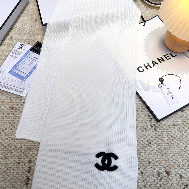 CHANEL 25S SCARF 175 IN WOOL 991923