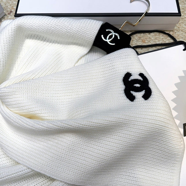 CHANEL 25S SCARF 175 IN WOOL 991923