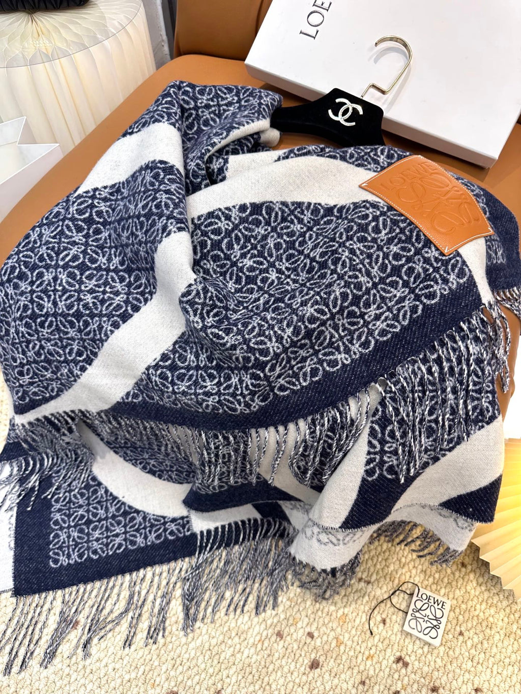 LOEWE 26S SCARF 140 IN CASHMERE 863981