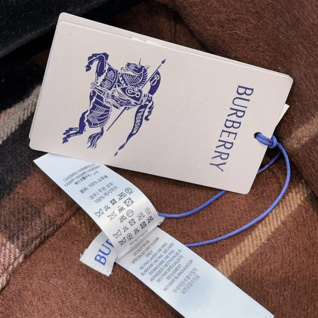 BURBERRY 25S DOUBLE-FACED CASHMERE COAT 205