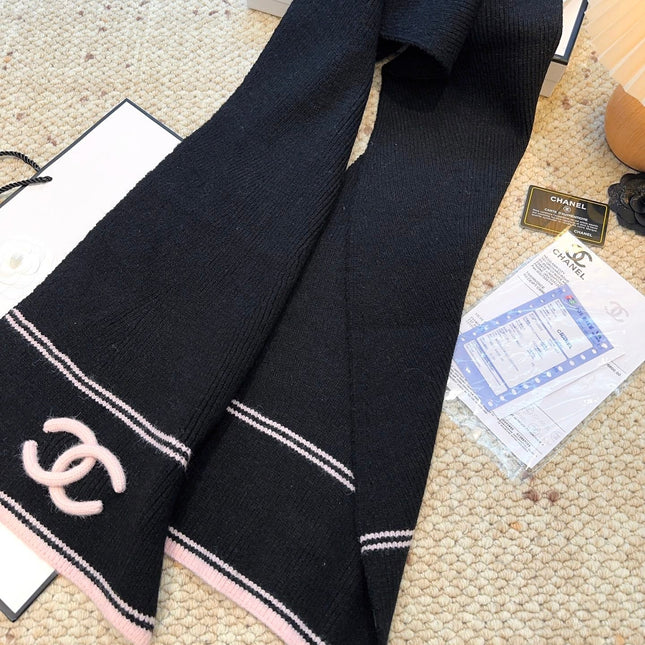 CHANEL 25S SCARF 175 IN CASHMERE 932235