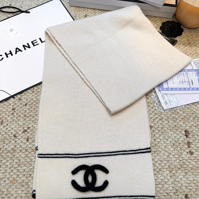 CHANEL 25S SCARF 175 IN CASHMERE 932236
