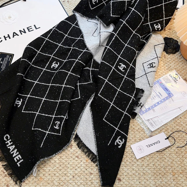 CHANEL 25S SCARF 195 CM IN CASHMERE 942782