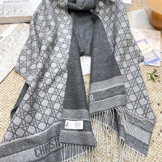 DIOR 26S SCARF 202CM IN CASHMERE 136514