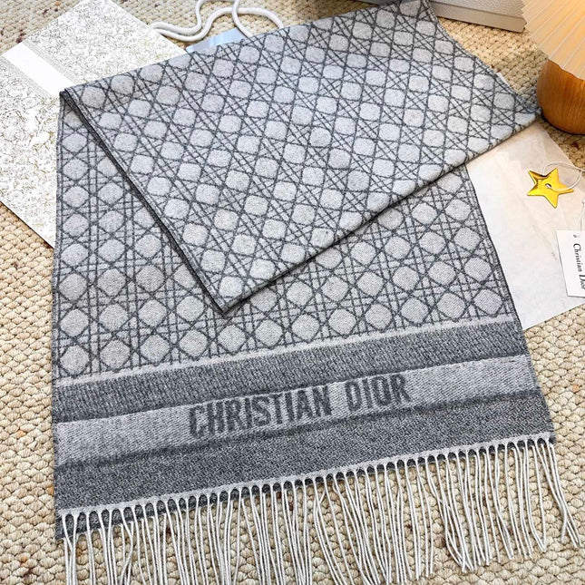 DIOR 26S SCARF 202CM IN CASHMERE 136514