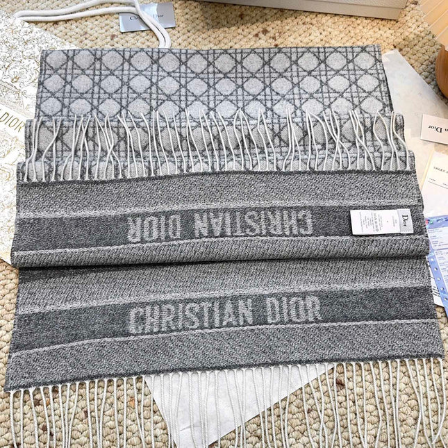 DIOR 26S SCARF 202CM IN CASHMERE 136514