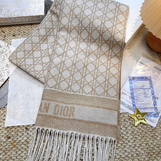 DIOR 26S SCARF 202CM IN CASHMERE 136515