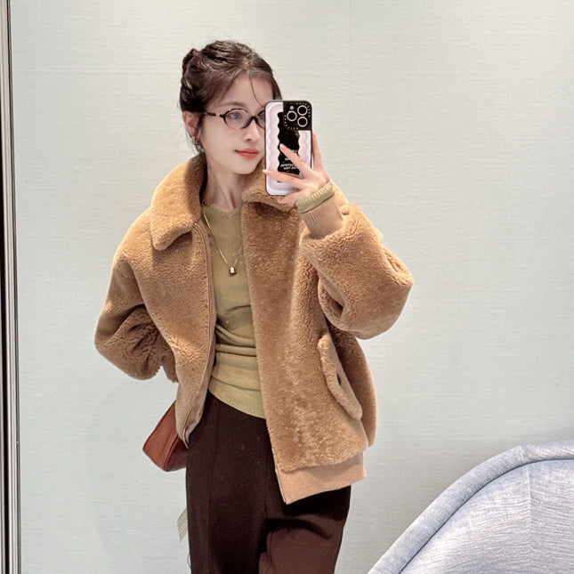 MIUMIU FLEECE-LINED JACKET STYLE 725