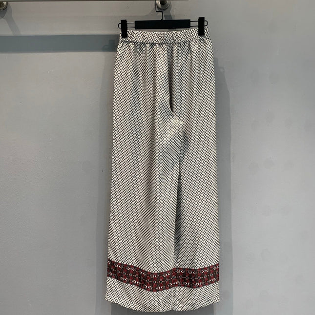 LORO PIANA 26S SILK PANTS 687
